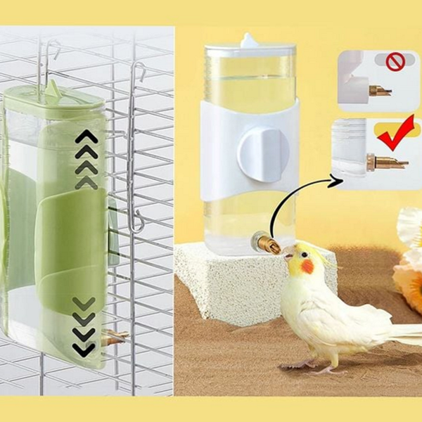 반려조 앵무새 급수기 사료 물통 모이통 새장