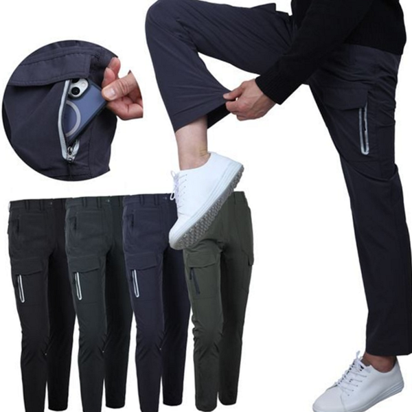 스트레치 남성 카고 팬츠 스판 남성 카고 바지 워크 - 상품 이미지
