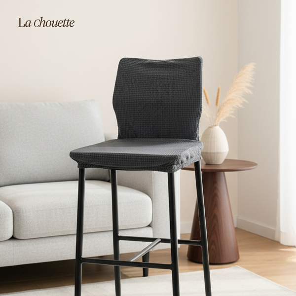 라슈에뜨 생활방수 식탁의자 등받이커버 등받이 교체 의자 덮개 커버 아이보리