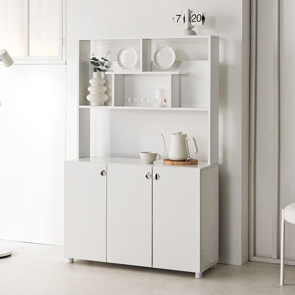 가구의서 다용도 상하부 수납장 세트 900x300x1400mm - 메인 이미지
