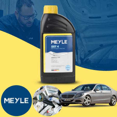 [자체제작]벤츠 S350 W222 블루텍 (OM642) (14~20) MEYLE DOT4 브레이크오일 1L 제동액 자동차 브레이크액 독일산 고성능 프리미엄 오일 1병