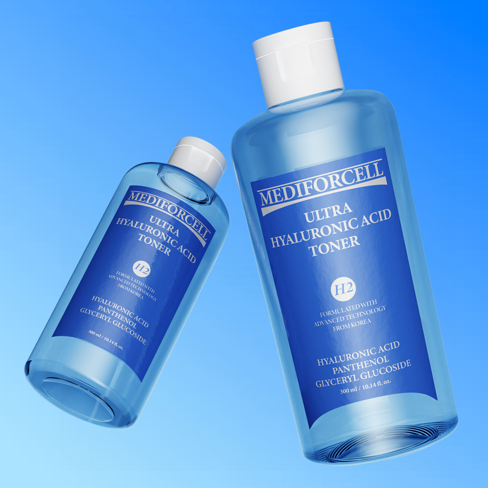 메디포셀 울트라 히알루론산 수분토너 300ml, 2개 - 메인 이미지