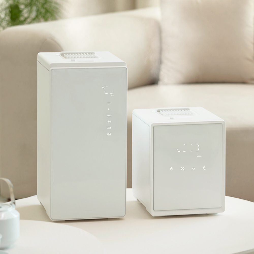 다룸 퓨어 가열식 가습기 3L 대용량 올 스텐 신생아 아기 미니 통세척 가습기