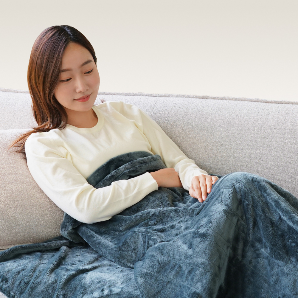 온담 헤븐 카본 탄소 전기담요 일월 극세사 밍크벨벳 부드러운 온열 블랭킷 - 상세 이미지 3