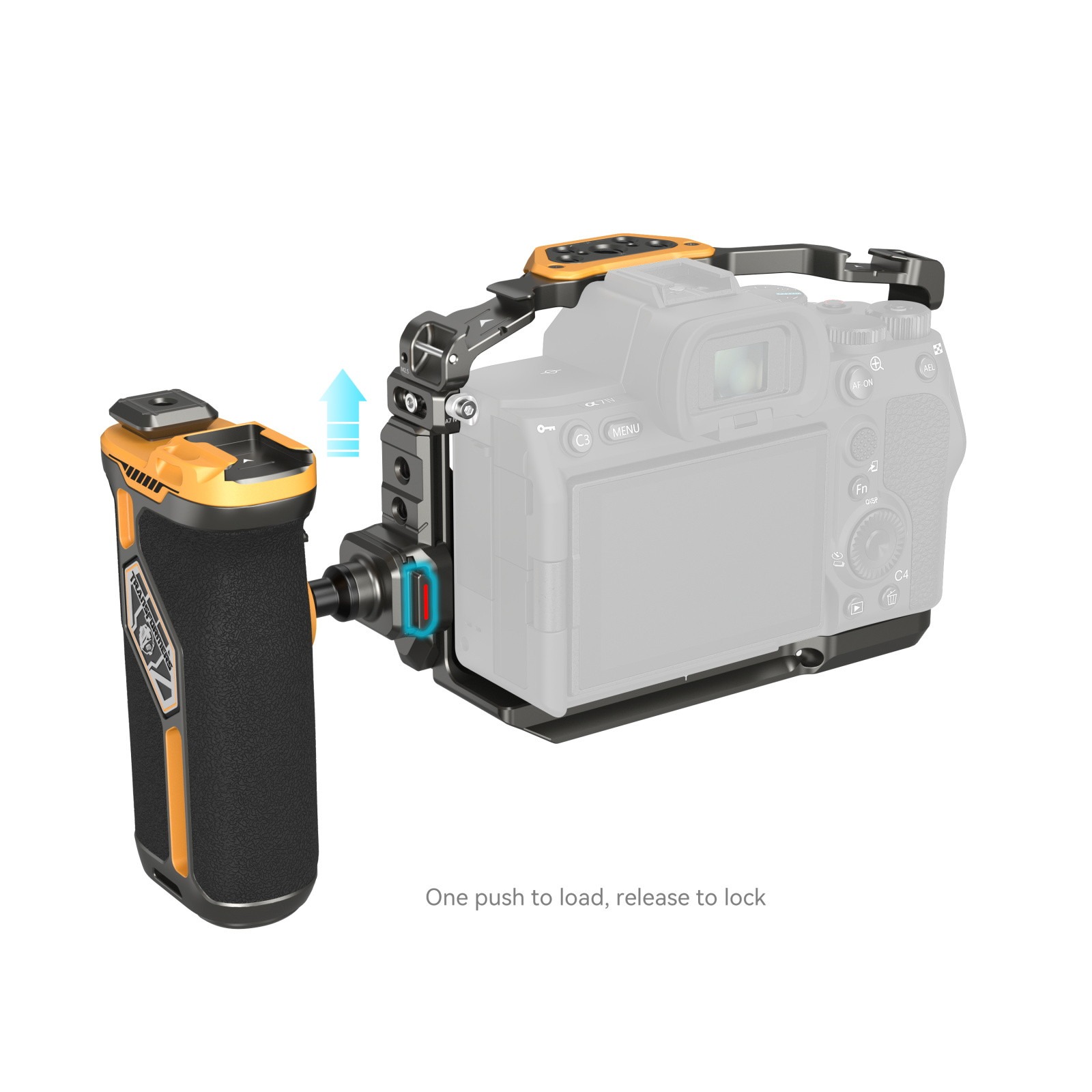 스몰리그 HawkLock 퀵 릴리즈 케이지 키트 (Sony A7R V/A7 IV/A7S III 전용) 범블비 에디션 (5518) 이미지 6