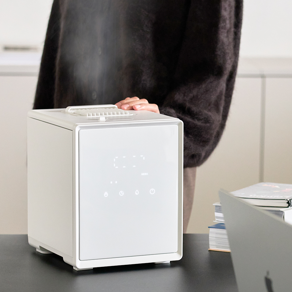 다룸 퓨어 가열식 가습기 3L 대용량 올 스텐 밥솥형 신생아 아기 미니 통세척 가습기