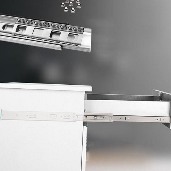 강화 3단 서랍 레일 볼레일 서랍 레일 350mm 스테인리스 슬라이드