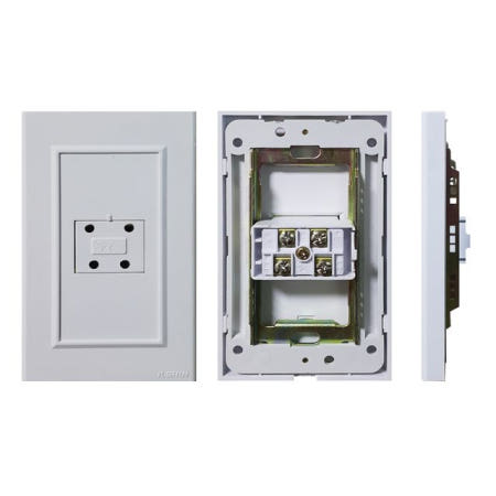 매입형 전화 단자함 통신용 콘센트 벽매립 구조