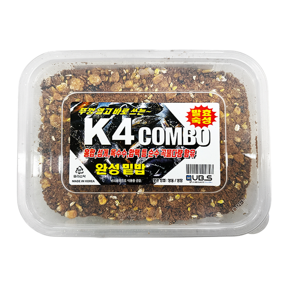 주걱포함 K4 홍합폭탄밑밥 3kg 뚜껑열어 바로 쓰는 카고 완성 밑밥 - 상세 이미지 4