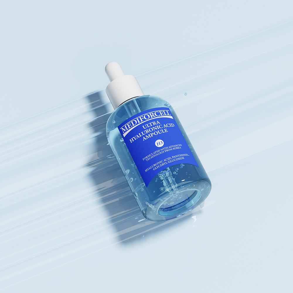 [2종세트] 메디포셀 울트라 히알루론산 앰플 100ml + 히알루론산 토너 300ml - 상세 이미지 5
