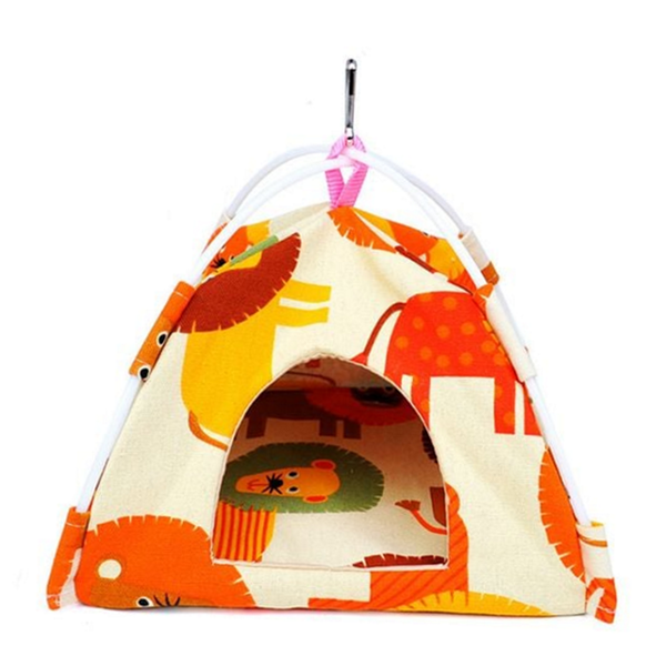 은신처 앵무새 텐트 휴식처 새장 텐트 케이지 둥지