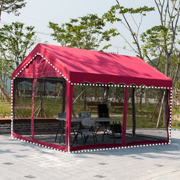 대형 몽골 텐트 방충망 모기장 천막 바람막이 - 메인 이미지