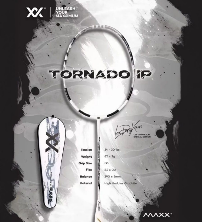맥스 MAXX 토네이도 아이피 TORNADO IP 4U 배드민턴 라켓 채 - 상품 이미지