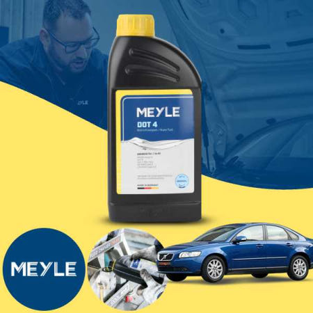 [자체제작]볼보 S40 2.5 MEYLE DOT4 브레이크오일 1L 제동액 자동차 브레이크액 독일산 고성능 프리미엄 오일 1병