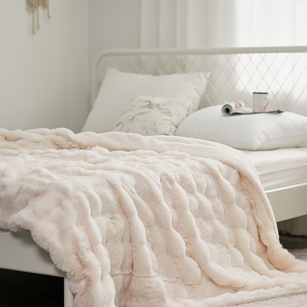 나라데코 한파대비 20mm 극세사담요 두꺼운 겨울 담요 160x210 - 상세 이미지 2