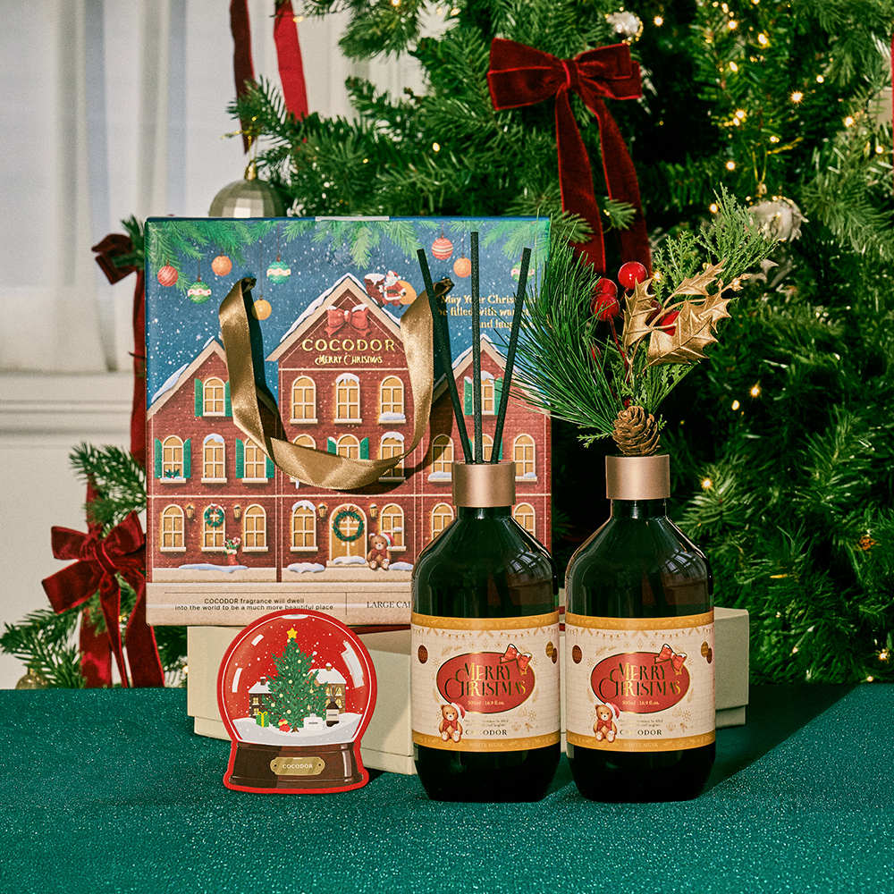 코코도르 프리미엄 디퓨저 500ml 2개입 l 집들이선물 실내방향제 인테리어 홀리데이 양재동꽃시장
