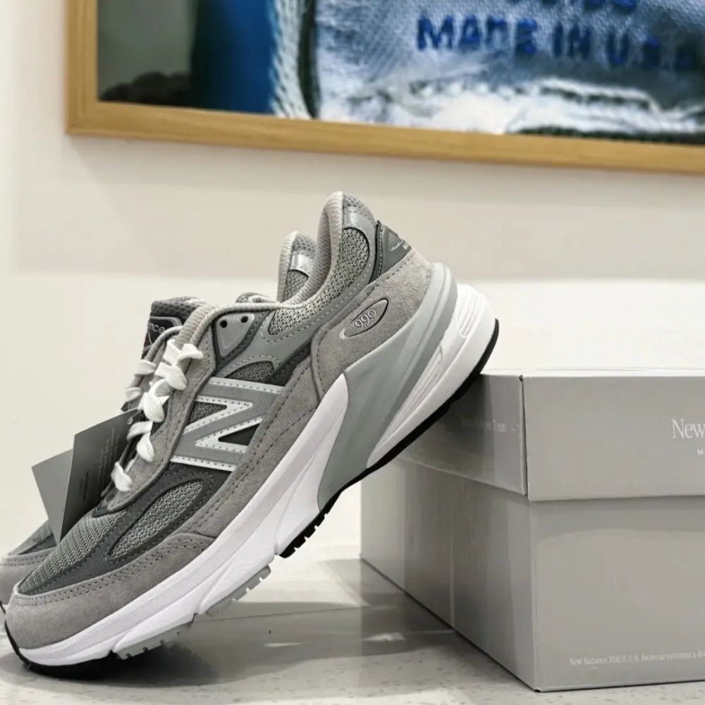 뉴발란스 990 V6 GS 우먼즈 캐슬락 그레이 GC990GL6 - 상세 이미지 3