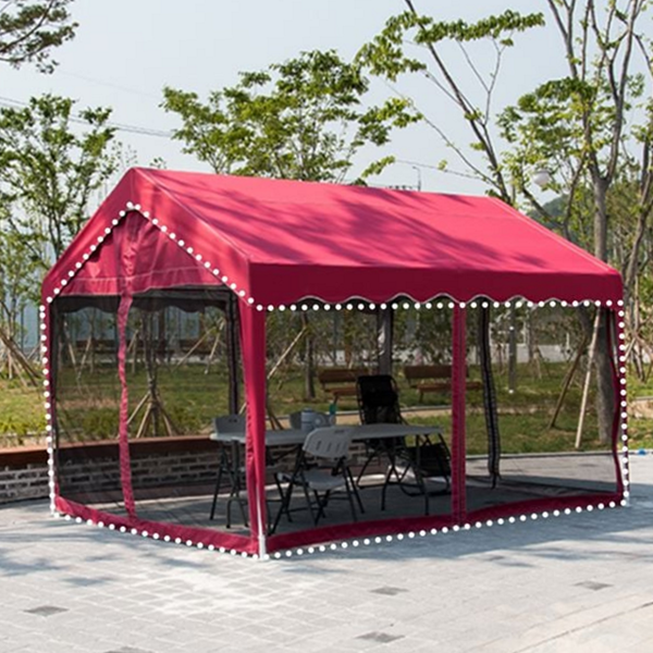 바람막이 몽골 천막 그늘막 몽골 텐트 캐노피 모기장