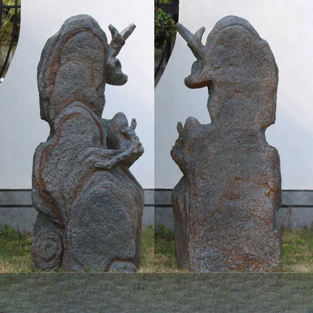 인조 바위 정원 조경 인테리어 조형 인공 암석 장식 A형 암석(75x50x135cm) - 상세 이미지 2
