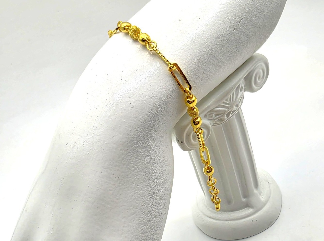 24K 순금 11.25g(3) 오르페 팔찌(18K 연결고리 장식) 이미지 6