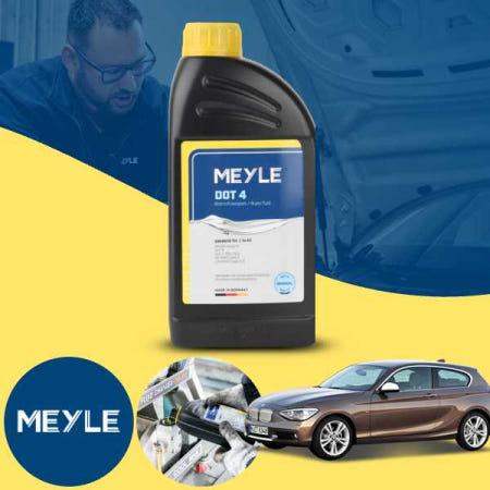[자체제작]BMW F20 120d (12~19) (N47) MEYLE DOT4 브레이크오일 1L 제동액 자동차 브레이크액 독일산 고성능 프리미엄 오일 1병
