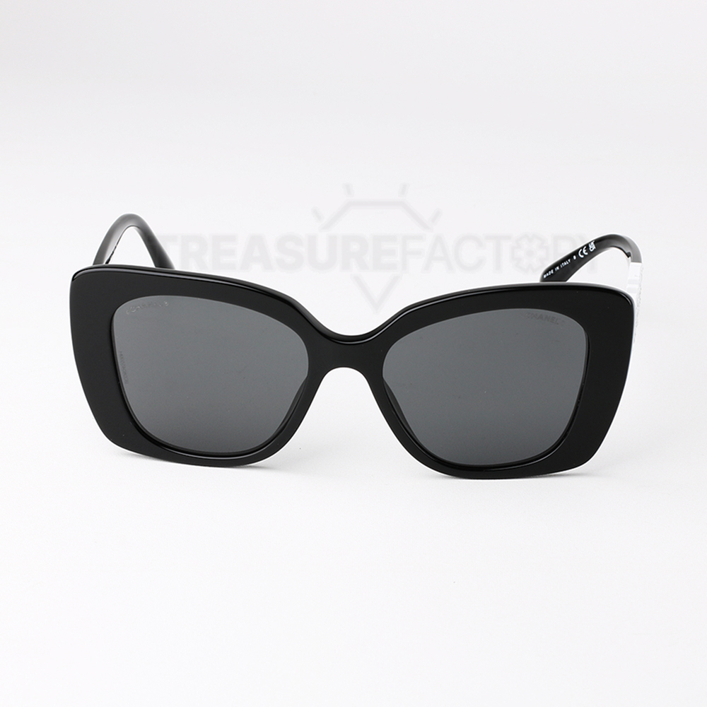 [국내 발송] 샤넬 선글라스 스테디셀러 14종 CH5422B 스퀘어 화이트 레터링 - 상세 이미지 3