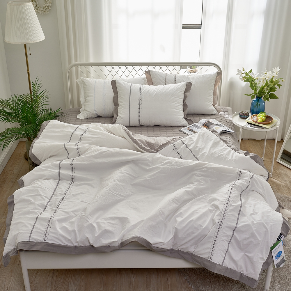 나라데코 프리미엄 호주산 양모이불 고밀도 면 호텔 무봉제 차렵 이불 SS