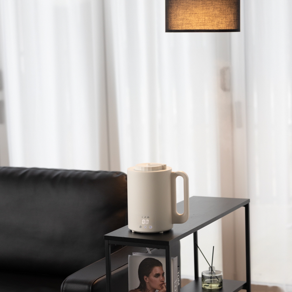 보본 미니 가열식 가습기 1.7L 스텐 원룸 자취 저소음 조용한 세척편한