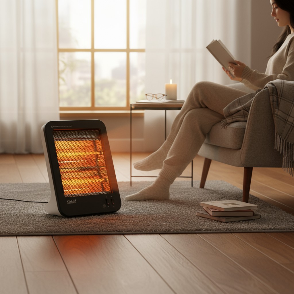 신일 전기히터 가정용 난로 미니 소형 사무실 발난로 온열기