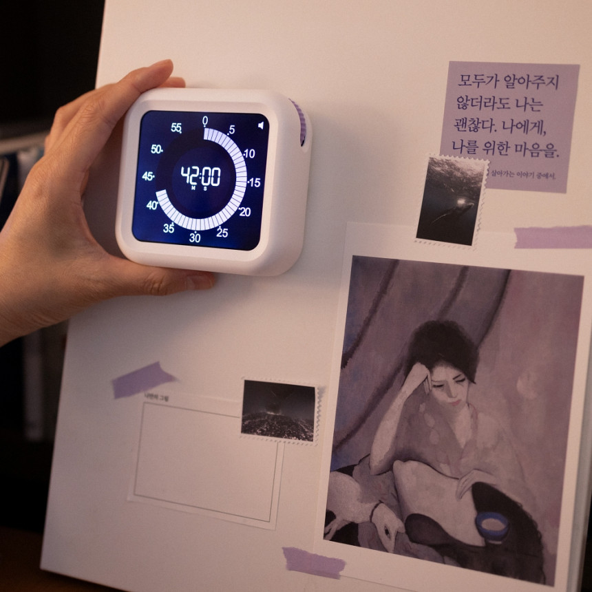 라툴 뽀모도로 타이머 PRO 구글타이머 무소음 디지털 타임타이머 시계 포커스트래킹 사진 5