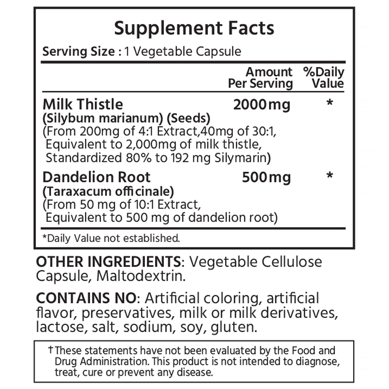 마이라이프내추럴스 밀크씨슬 2000mg 알약 240캡슐, 4개 이미지 2