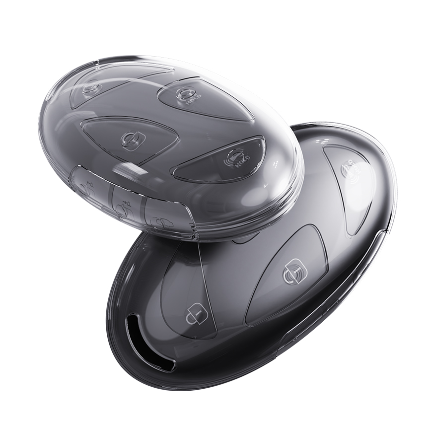 현대 차키케이스 키케이스 스마트 커버 차량용 홀더 투명 TPU [1+1]