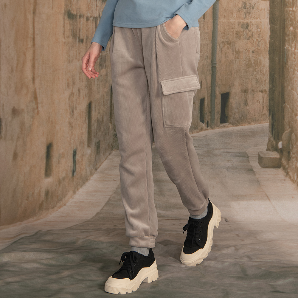 뒤란 코듀로이 융기모 조거 카고 팬츠 DBF5W-9216 4colors 뒤란핏 - 상품 이미지