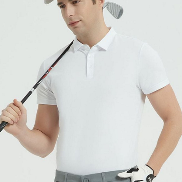 경량 남성 골프 카라 티 골프웨어 골프 반팔 티 - 상품 이미지