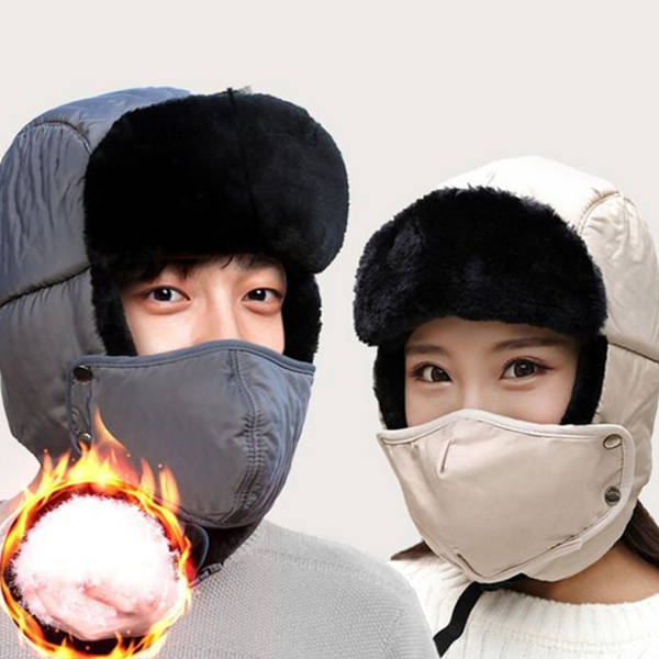 겨울 군밤 모자 방한용 방한모 모자 귀달이 이어머프