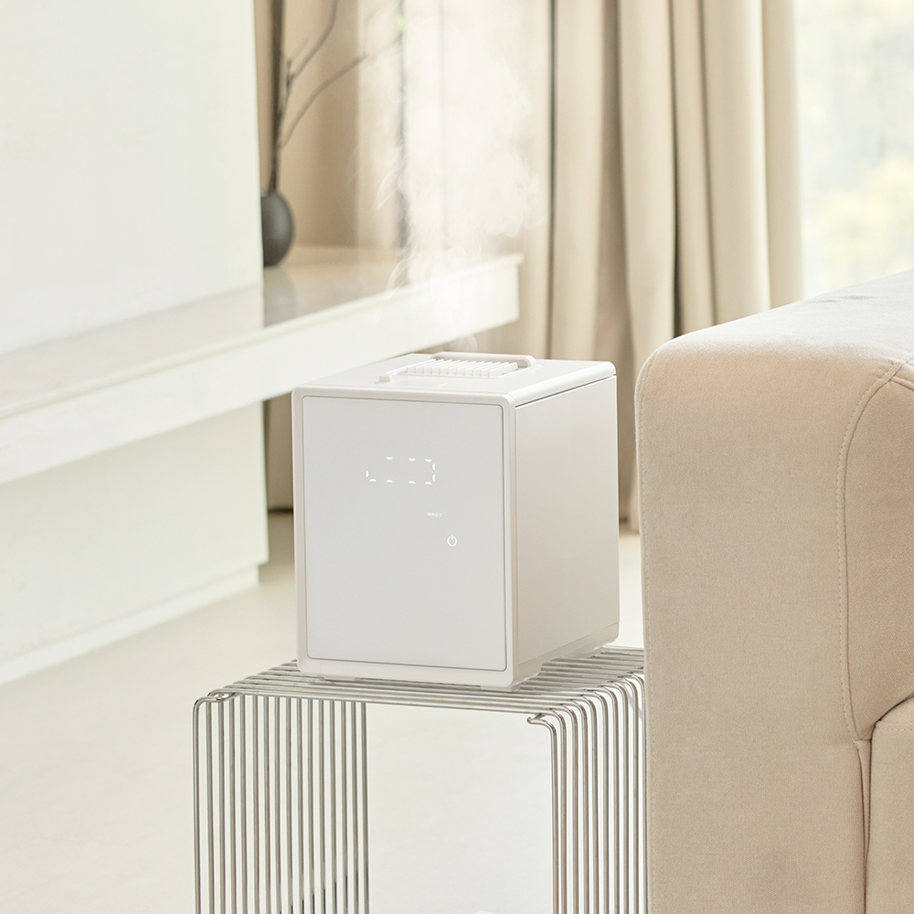 다룸 퓨어 가열식 가습기 3L 대용량 올 스텐 밥솥형 신생아 아기 미니 통세척 가습기