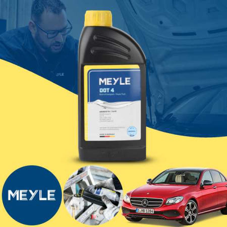 [자체제작]벤츠 E300 W213 M274 (17~) MEYLE DOT4 브레이크오일 1L 제동액 자동차 브레이크액 독일산 고성능 프리미엄 오일 1병