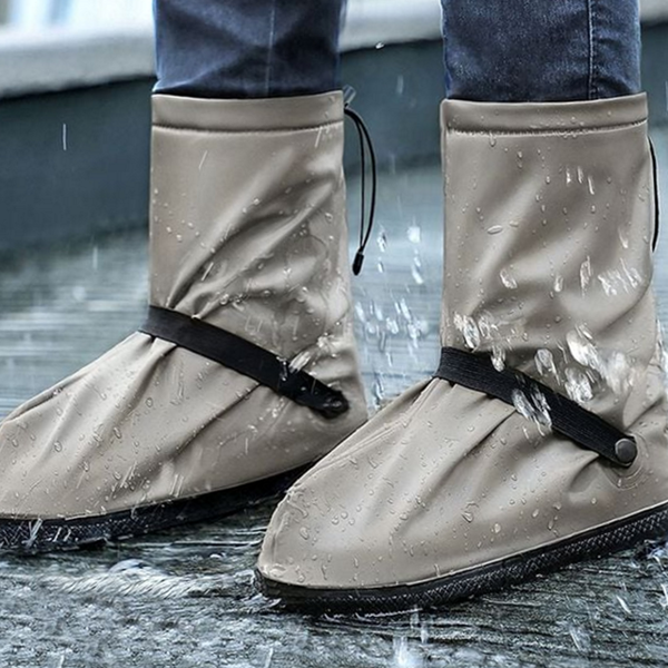 지퍼형 신발 방수 커버 장화형 레인 슈즈 커버