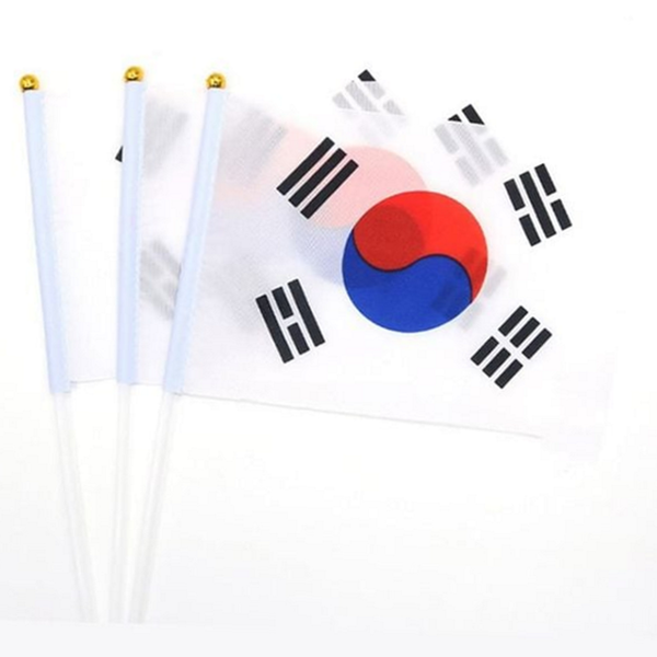 핸드 미니 태극기 응원용 태극기 100p 대한민국 국경일 - 메인 이미지