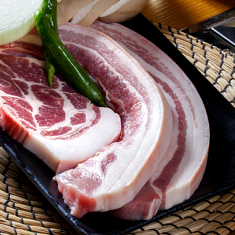 으뜸한돈 냉장 삼겹살 오겹살 1kg 목살 캠핑 고기 등갈비 가브리살 수육용 통갈매기살