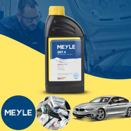 [자체제작]BMW F32 420d (15~20) 그란쿠페 (B47) MEYLE DOT4 브레이크오일 1L 제동액 자동차 브레이크액 독일산 고성능 프리미엄 오일 1병