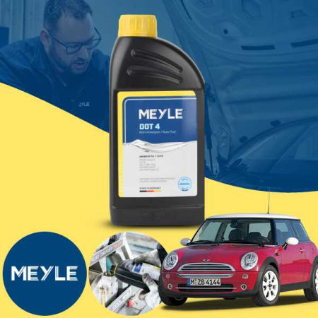 [자체제작]미니 쿠퍼(RC31)(1세대)(~06) MEYLE DOT4 브레이크오일 1L 제동액 자동차 브레이크액 독일산 고성능 프리미엄 오일 1병
