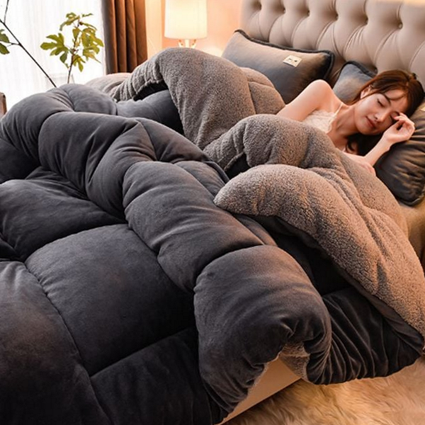 포근한 겨울 차렵 이불 두꺼운 극세사 이불 따뜻한