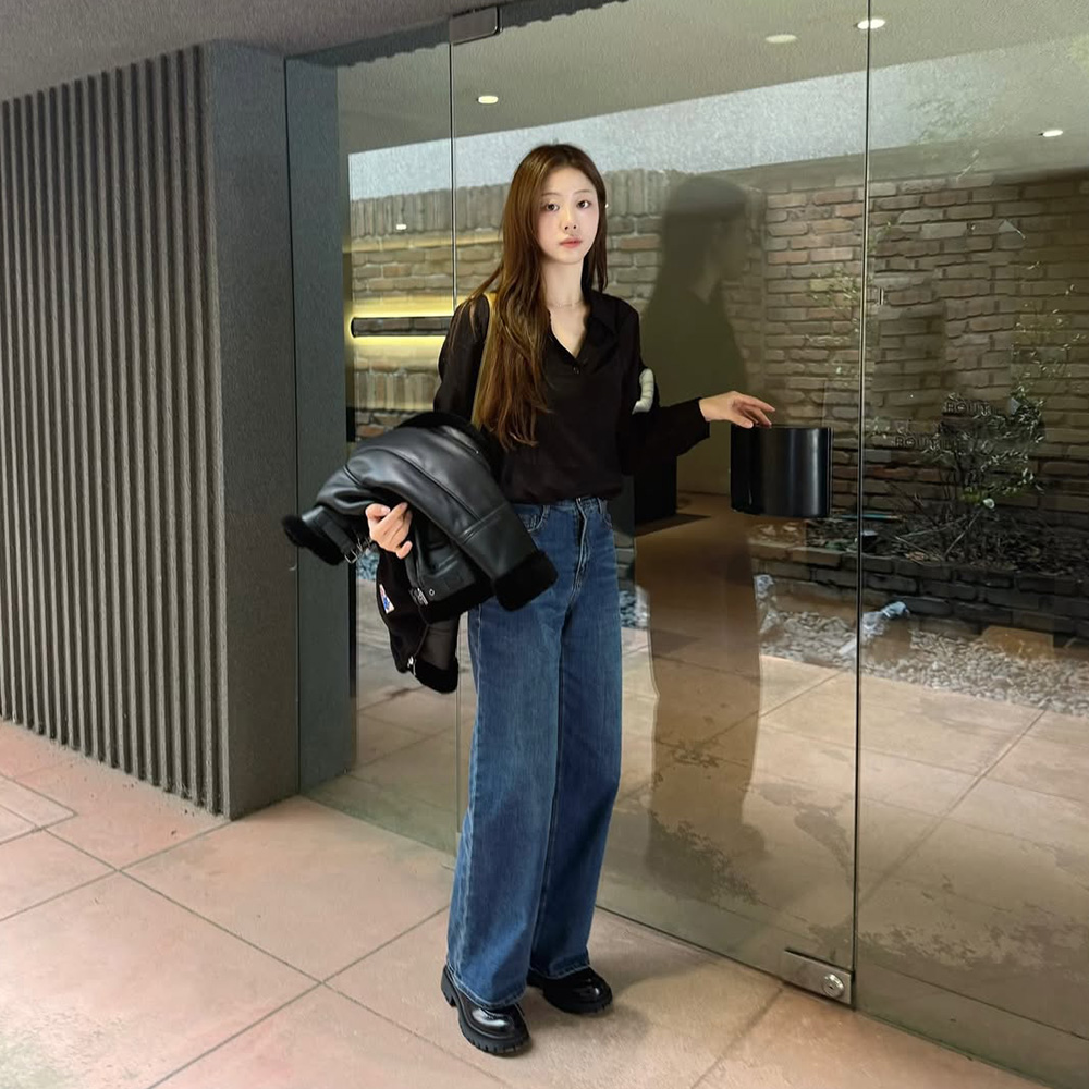 [N도착] 25FW 마스터핏 와이드 데님 1종 - 상세 이미지 4