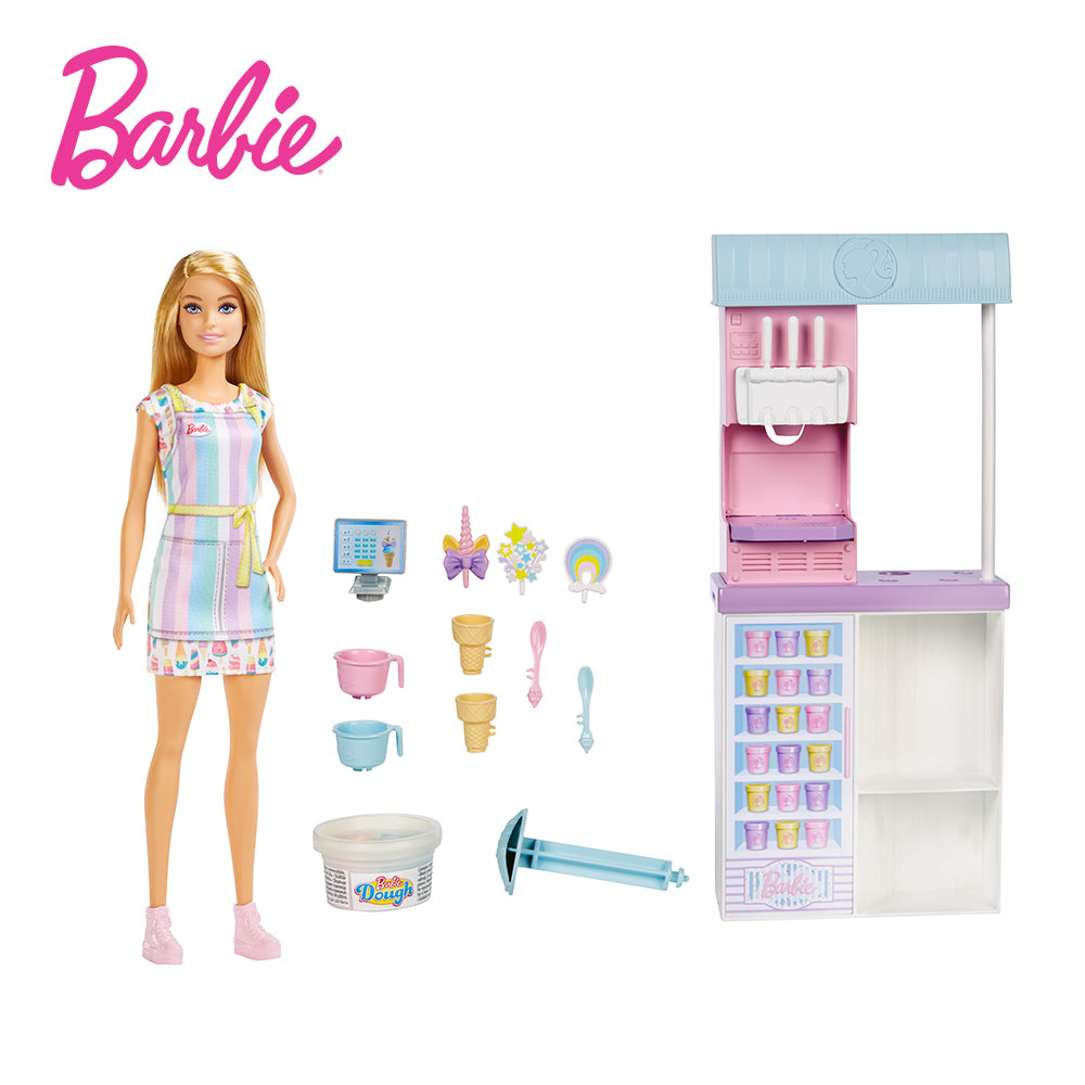 [BARBIE] 바비 커리어 아이스크림 가게 플레이세트 역할놀이 여아선물 직업체험 패션인형 카페놀이 이미지 6