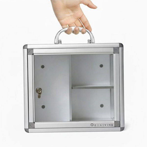 가정용 벽걸이 구급함 휴대용 알루미늄 구급함 상비약 비상약