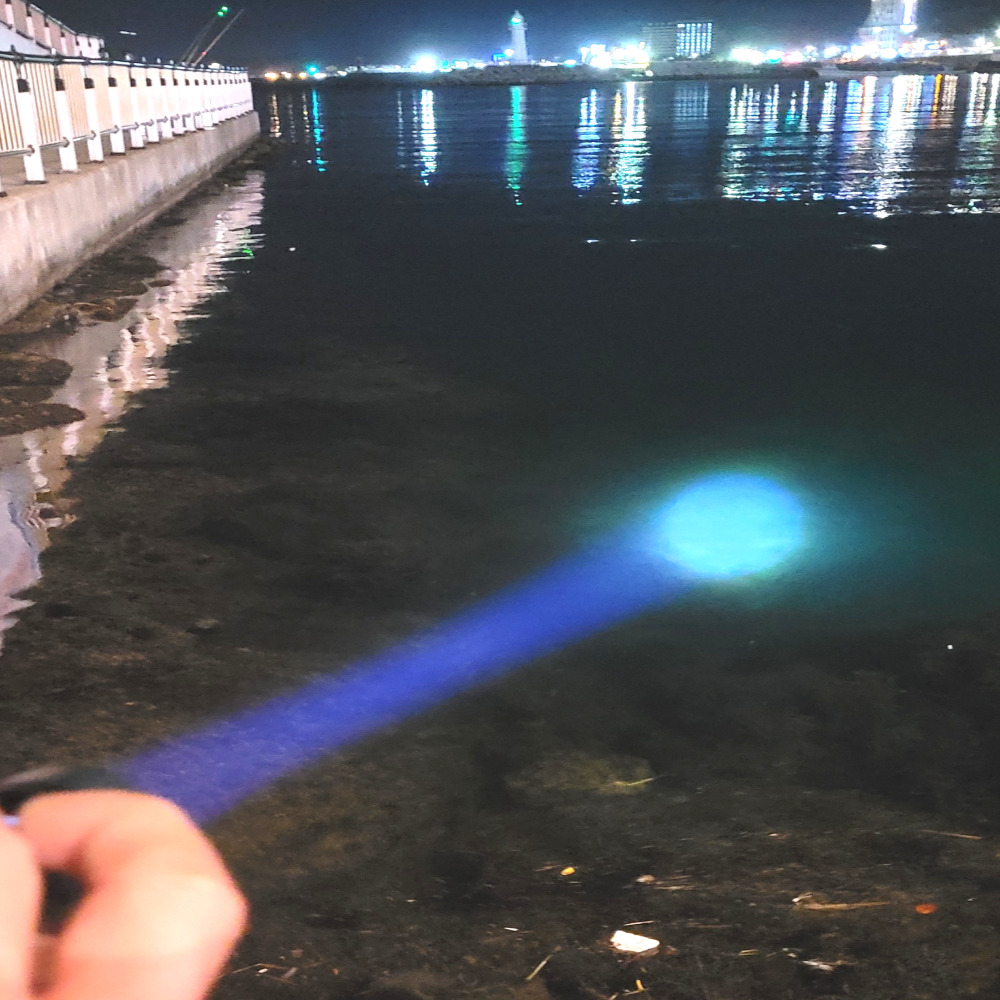 라이트팩토리 손전등 휴대용 고휘도 후레쉬 캠핑 랜턴 자전거 손전등 해루질 LED 충전식