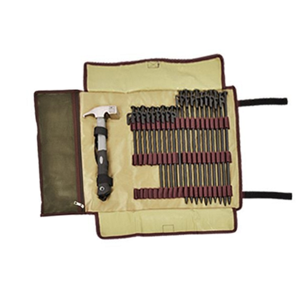 야외용 캠핑 팩 세트 단조팩 망치 팩 세트 스틸