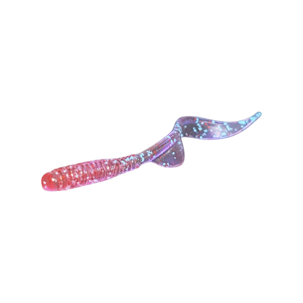 캣츠크로우 환도웜 아징 볼락웜 005 클리어 레드 펄, 6.3cm - 상세 이미지 3