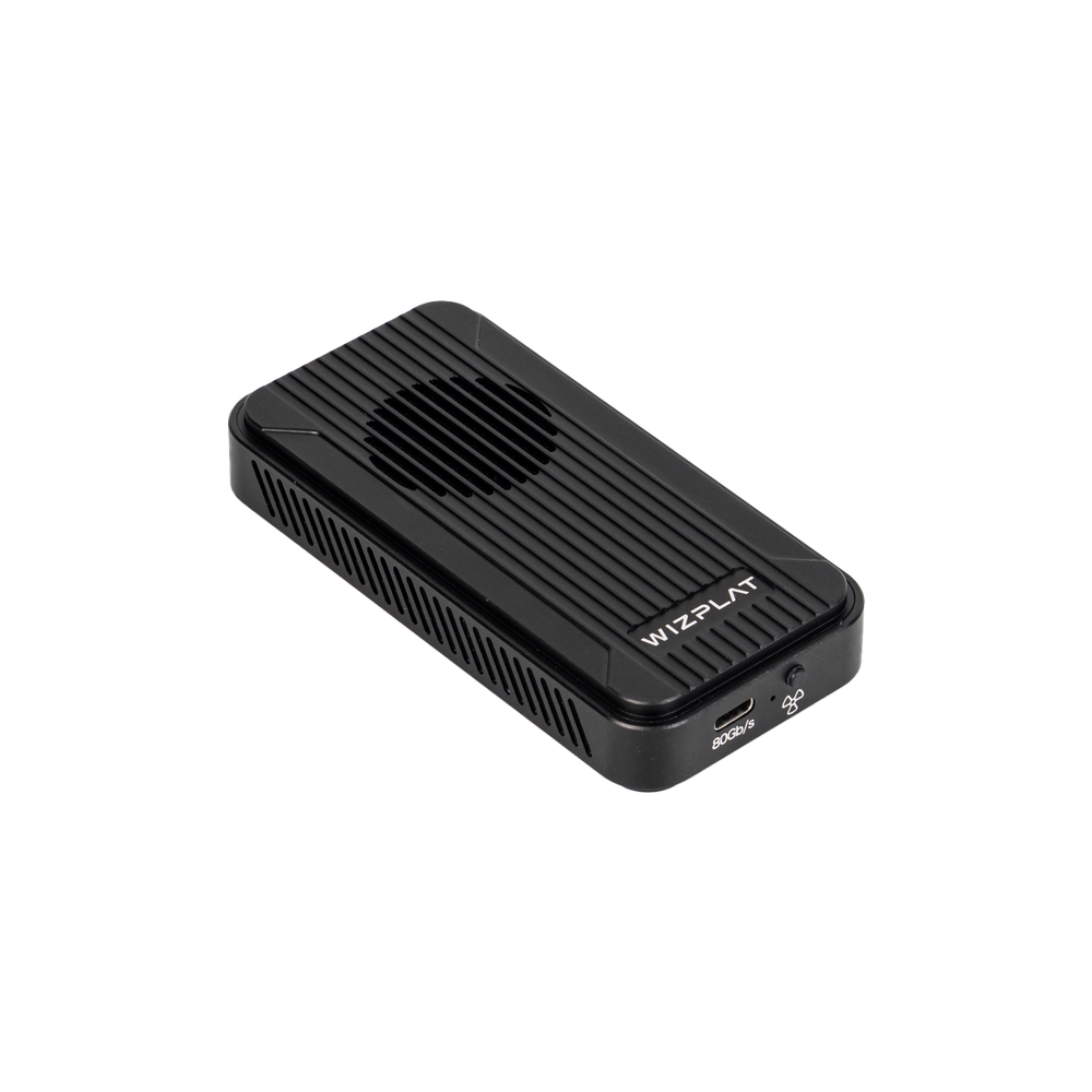 위즈플랫 TUB580 PRO 썬더볼트 5 80G NVMe M.2 외장SSD 외장하드 케이스 - 상세 이미지 4